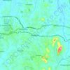 Meegoda topographic map, elevation, terrain