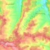Mietzing topographic map, elevation, terrain