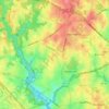 Aspen Hill topographic map, elevation, terrain