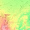 Bauchi State topographic map, elevation, terrain