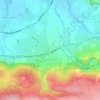Burrington topographic map, elevation, terrain