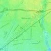 Malverne topographic map, elevation, terrain