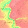 Омск topographic map, elevation, terrain