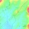 Roriz topographic map, elevation, terrain