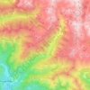 La Gordolasque topographic map, elevation, terrain