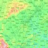 Zigong topographic map, elevation, terrain