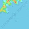 Ular Island topographic map, elevation, terrain