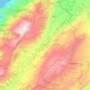 Baalbek-Hermel Governorate topographic map, elevation, terrain