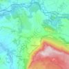 Postiglione topographic map, elevation, terrain
