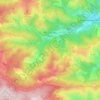 Marcols-les-Eaux topographic map, elevation, terrain