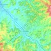 Certaldo topographic map, elevation, terrain