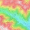 Cirès topographic map, elevation, terrain