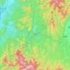 Oguni topographic map, elevation, terrain