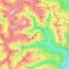 Vallouise-Pelvoux topographic map, elevation, terrain