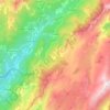 Zicavo topographic map, elevation, terrain