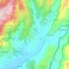 Vela topographic map, elevation, terrain