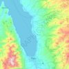 Palu topographic map, elevation, terrain