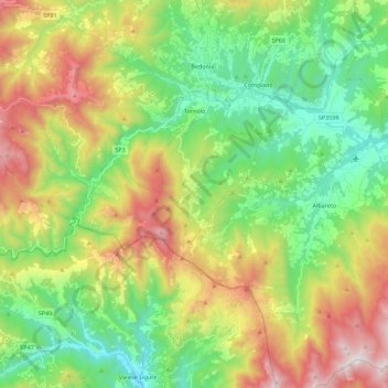 Tornolo topographic map, elevation, terrain