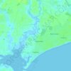 Pagham topographic map, elevation, terrain