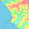 Gunwalloe topographic map, elevation, terrain