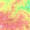 Oklahoma County topographic map, elevation, terrain