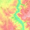 Availles-Limouzine topographic map, elevation, terrain