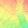 Sonipat topographic map, elevation, terrain