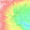 Kiharu topographic map, elevation, terrain