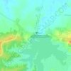 Gondang Dam topographic map, elevation, terrain