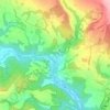 Oakamoor topographic map, elevation, terrain