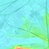 Locking topographic map, elevation, terrain