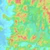 Khao Sok National Park topographic map, elevation, terrain