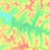 Cedar Creek Reservoir topographic map, elevation, terrain
