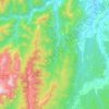 Dart River topographic map, elevation, terrain