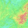 Vogezen topographic map, elevation, terrain