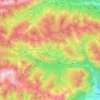 Sauris topographic map, elevation, terrain