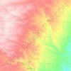 Berriane topographic map, elevation, terrain