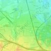 Obermenzing topographic map, elevation, terrain