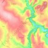 Grindon topographic map, elevation, terrain