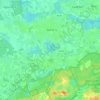 Veerle topographic map, elevation, terrain