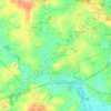Mordelles topographic map, elevation, terrain
