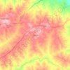 Makarfi topographic map, elevation, terrain