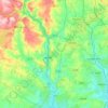 Amber Valley topographic map, elevation, terrain