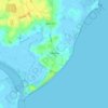Bawdsey topographic map, elevation, terrain