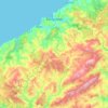 Zonguldak topographic map, elevation, terrain