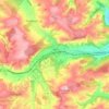 Zell (LU) topographic map, elevation, terrain