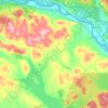 Madawaska topographic map, elevation, terrain