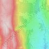 Ruffieu topographic map, elevation, terrain
