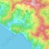Framura topographic map, elevation, terrain