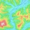 Bijelo Polje topographic map, elevation, terrain
